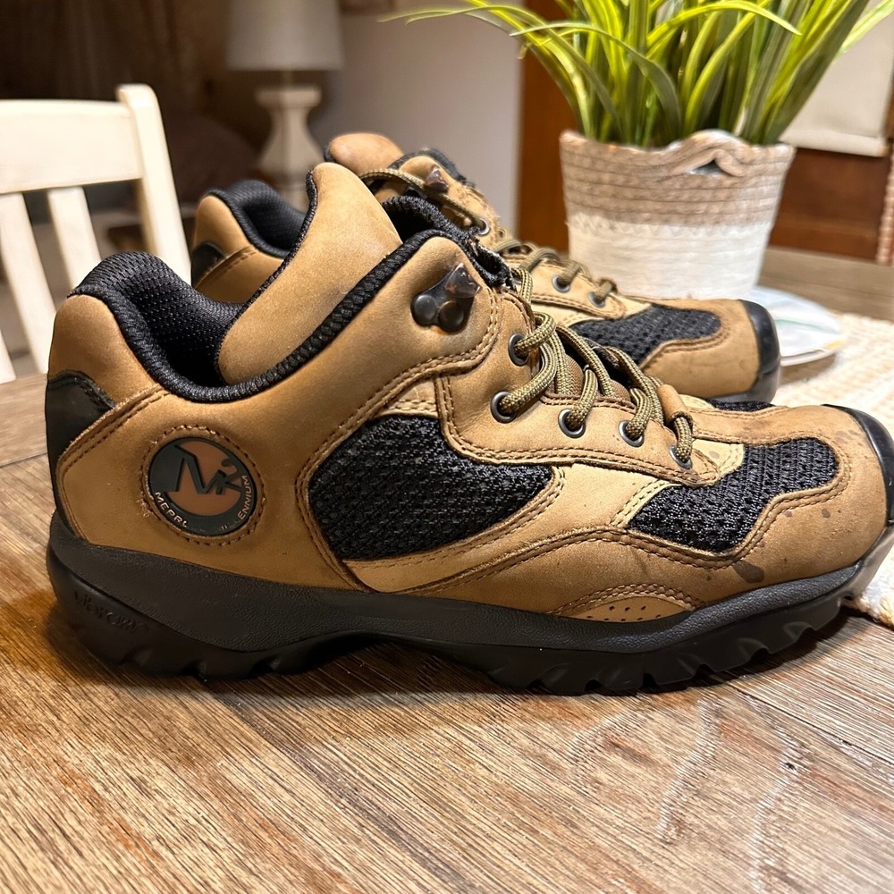 Merrell Ventilator Low Hiking Trail Shoes Vibram Soles Mens Size‎ 7.5 - Picture 2 of 11